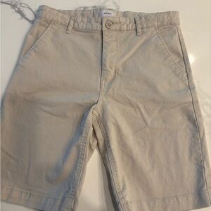 Old Navy boys adjustable Tan Flat Front Shorts